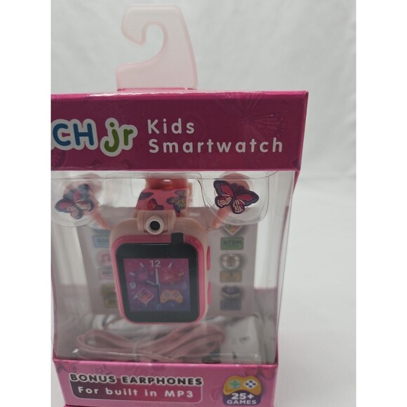 ITECH Jr. Kids Smartwatch Butterfly Band Earbuds W/MP3 Jack 25+ STEM Games - Picture 3 of 16